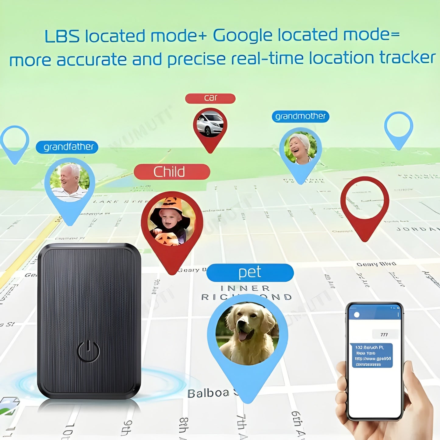 Mini Localizzatore GPS GF08 – Antifurto con Monitoraggio in Tempo Reale