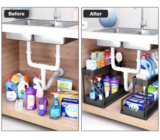 Organizer Sottolavello – Multipurpose Storage Rack