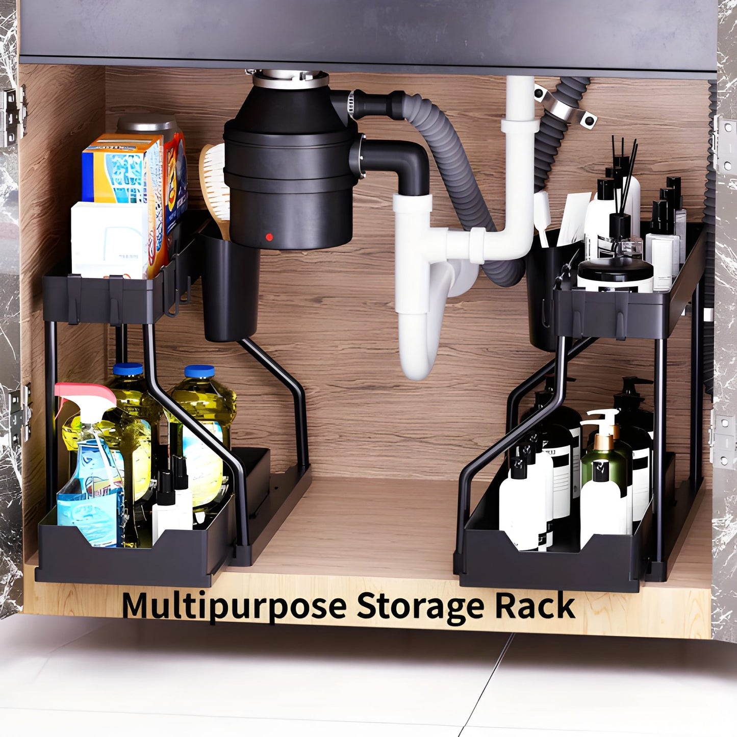 Organizer Sottolavello – Multipurpose Storage Rack