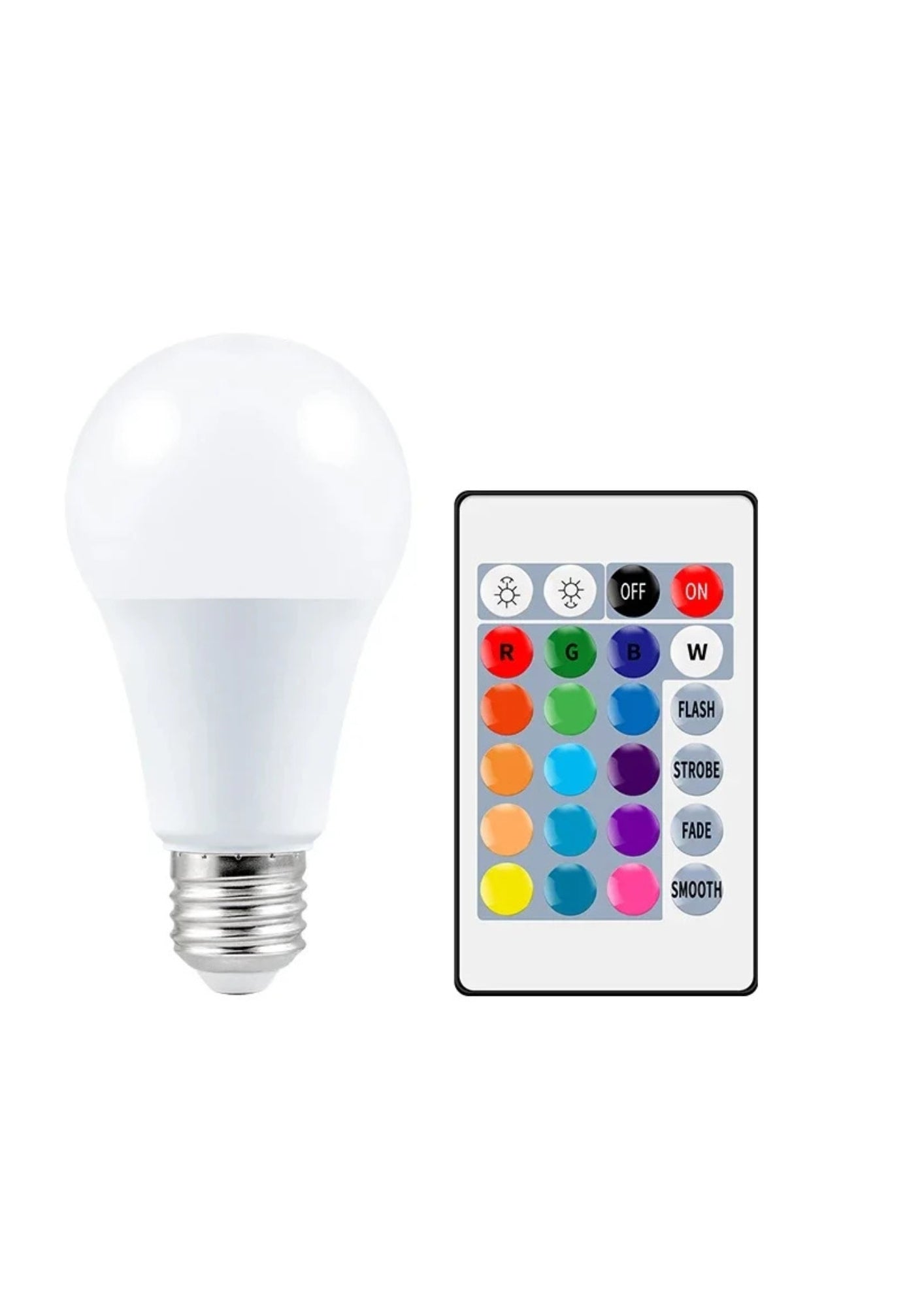 Lampadina LED Smart Multicolore RGB + CCT – Wi-Fi & Telecomando – 6W/10W